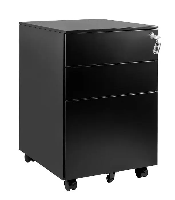 Kontenerek biurowy XD-040-3 czarny na dokumenty | MIRAT. w stylu kolekcja