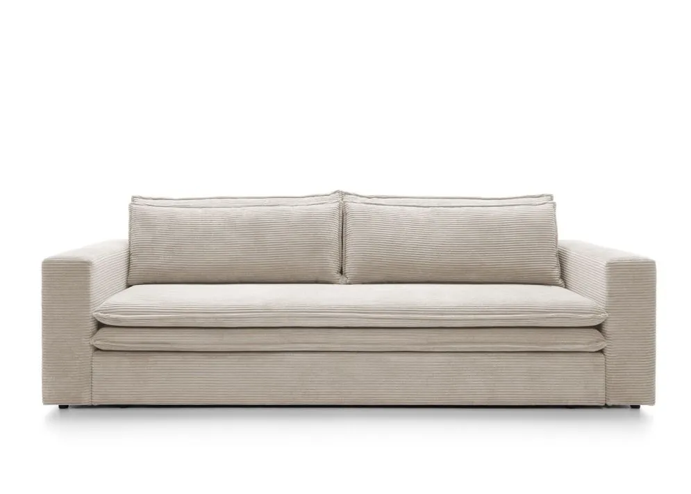 Sofa rozkładana LUNA jasna beżowa do salonu I sklep meblowy MIRAT.