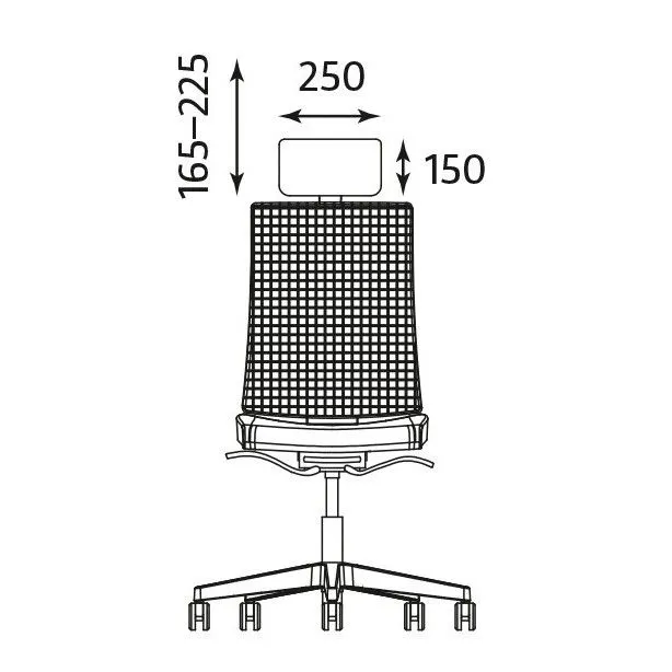 Fotel biurowy NAVIGO szary ergonomiczny z zagłówkiem I sklep meblowy MIRAT.