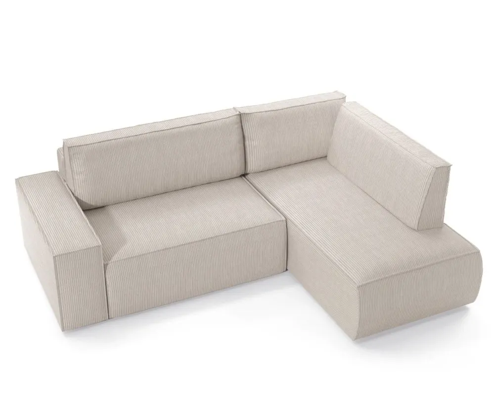 Narożnik z funkcją spania FELICIA L kremowy prawy/lewy I sklep meblowy MIRAT.