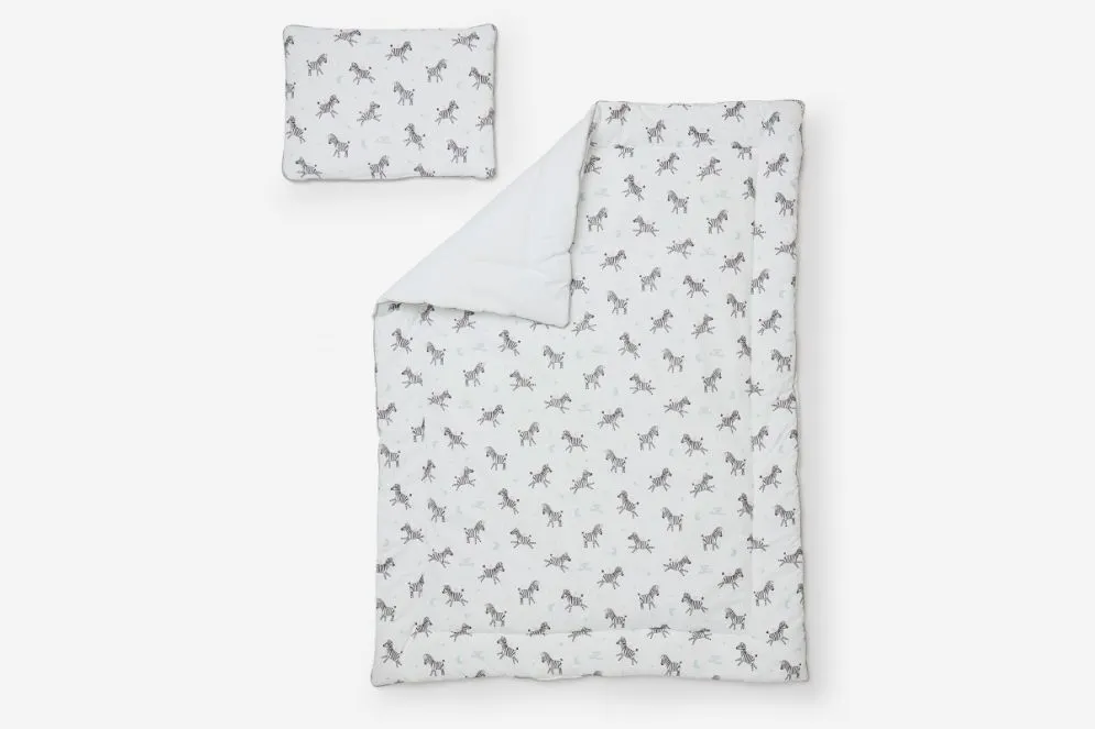 Czarno biała pościel dziecięca bawełniana antyalergiczna ZEBRY