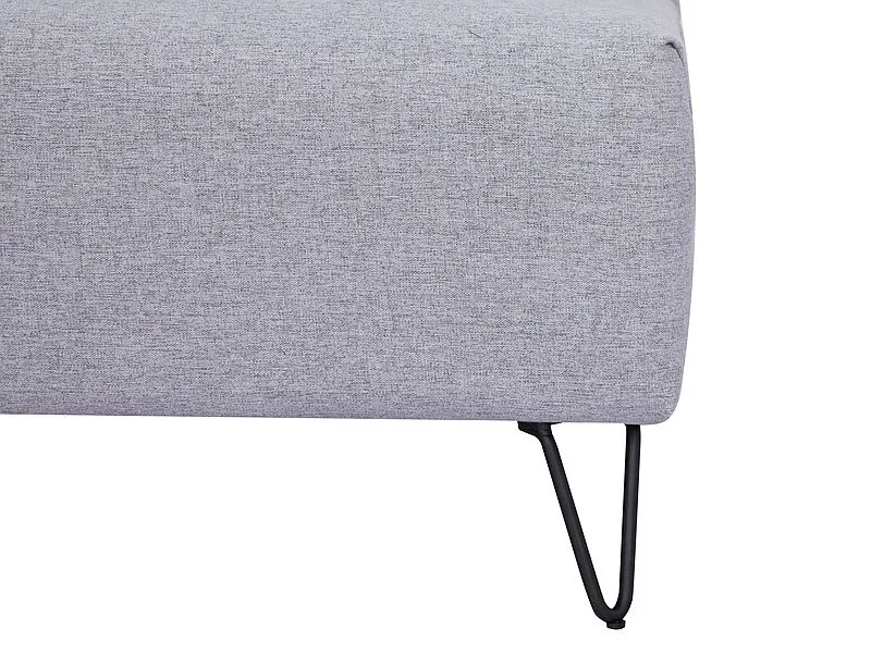 Sofa rozkładana z funkcją spania ZENIA szara bez podłokietników | MIRAT. w stylu  kolekcja