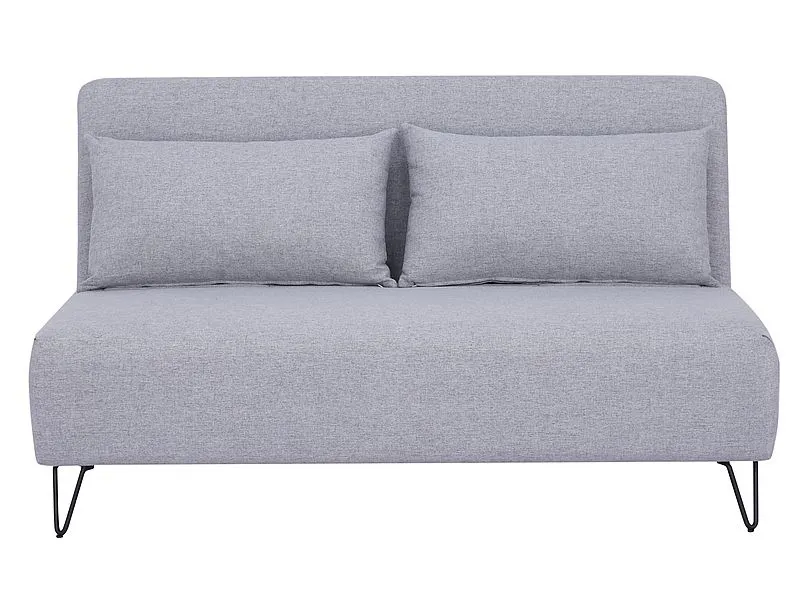 Sofa rozkładana z funkcją spania ZENIA szara bez podłokietników | MIRAT. w stylu  kolekcja