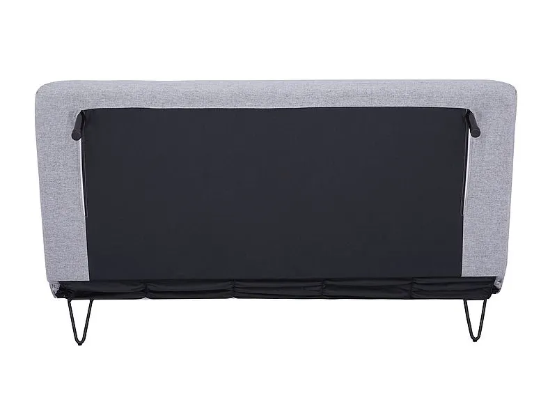 Sofa rozkładana z funkcją spania ZENIA szara bez podłokietników | MIRAT. w stylu  kolekcja