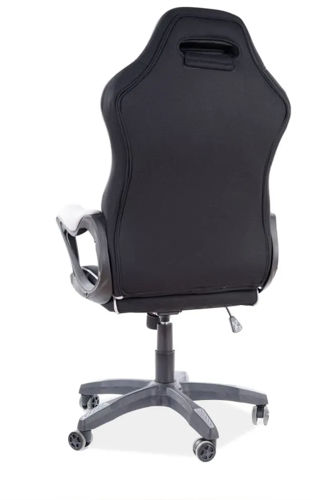 Fotel gamingowy ZENVO czarny/szary z podłokietnikami stałymi | MIRAT. w stylu  kolekcja