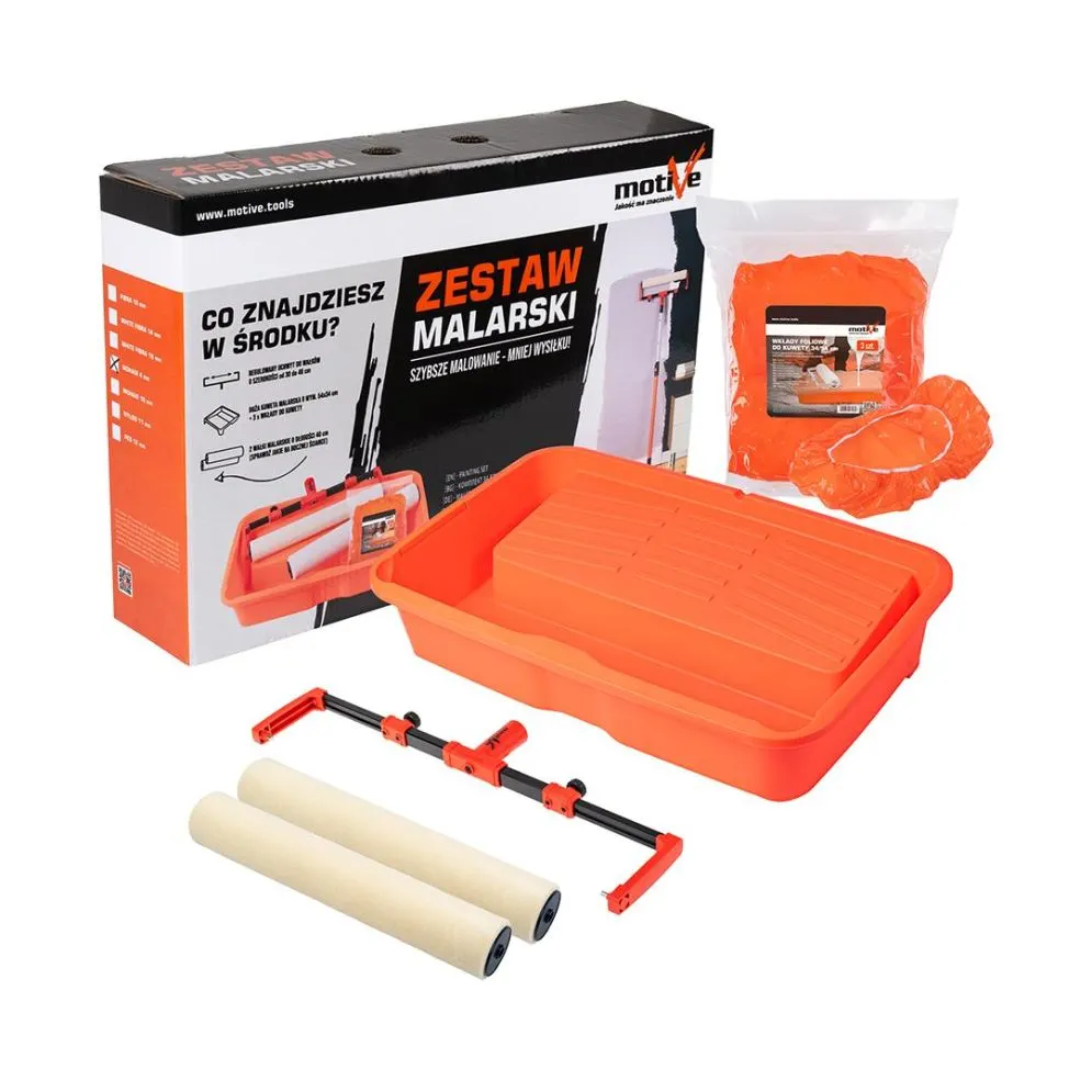 Profesjonalny zestaw malarski Motive V-PRO 2x Mohair 40cm MIRAT.