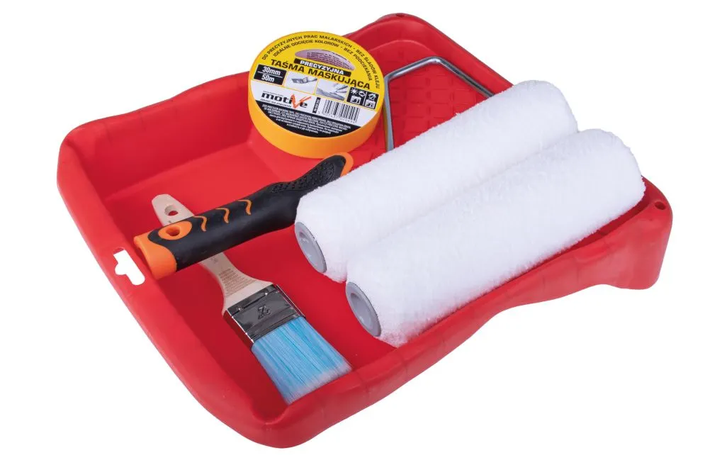 Zestaw malarski profesjonalny 2x White Fibra 23cm MIRAT.