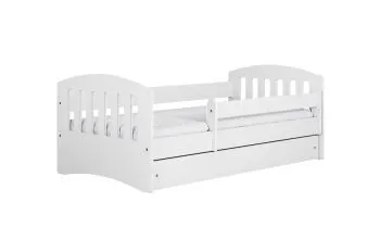 Łóżko dziecięce CLASSIC 1 140x80 białe