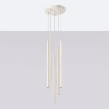 Lampa wisząca PASTELO 5P beżowa