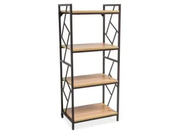 Regał TABLO R4 dąb/ciemny brąz