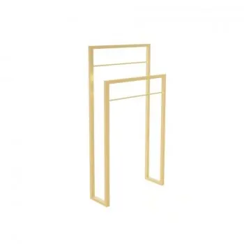 Wieszak na ręczniki AM-01 podwójny złoty