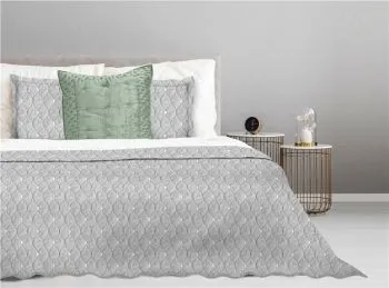 Narzuta żakardowa Greno Bergen 220x260 popielata