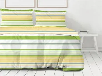 Pościel bawełniana Premium Bielbaw 220x200 Action zielona