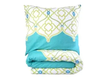 Pościel bawełniana Premium Bielbaw 140x200 Cesare zielona