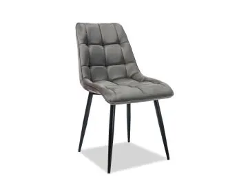 Krzesło CHIC VELVET szare