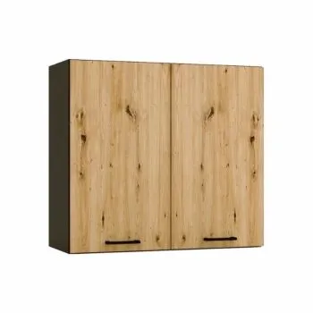 Szafka kuchenna wisząca ANIKA W80 grafitowa/dąb artisan