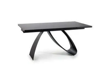 Stół rozkładany DIUNA CERAMIC 160(240)x90 czarny sahara noir