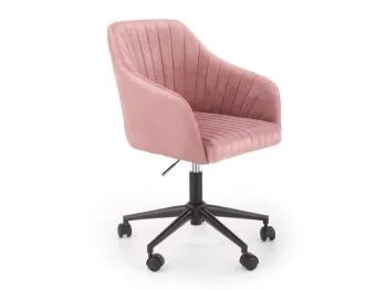 Fotel dla dziecka FRESCO VELVET różowy