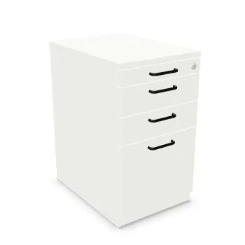 Kontenerek biurowy EASY SPACE 3D PB 43cm biały