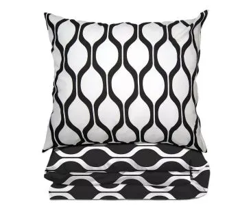 Pościel bawełniana Premium Bielbaw 160x200 Imo czarna