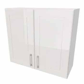 Szafka kuchenna wisząca z ociekaczem 80 NATALIA W80 SU ALU biała połysk