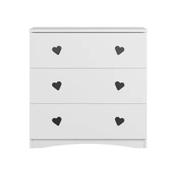 Komoda dla dzieci JULIA 80 biała