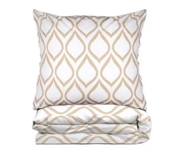 Pościel bawełniana Premium Bielbaw 160x200 Lol beżowa