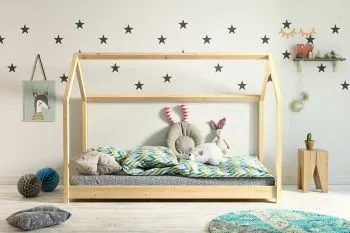 Łóżko domek BELLA 80x160 sosna