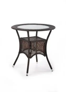 Stół MIDAS 74x74 brązowy