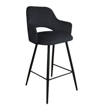 Hoker niski NAPO VELVET czarny