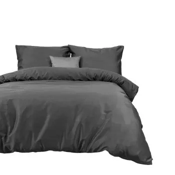 Komplet pościeli satyna bawełniana SZARY 037 220x200 