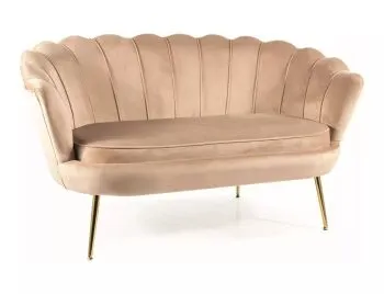 Sofa CAMELLIA 2 VELVET beżowa