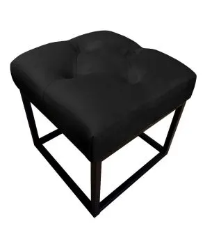 Pufa CHARLIE MG VELVET czarna