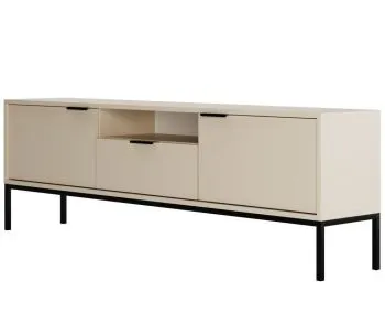 Szafka RTV AUSTIN 175 kaszmir/czarna