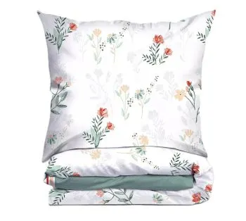 Pościel Bawełniana Greno Premium Saggio 160x200 Zielona