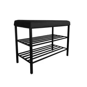 Stojak na buty z siedziskiem GAJA MG19 czarny