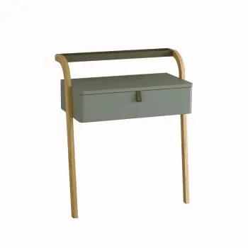 Toaletka łazienkowa MOSS 70 cm szaro-zielony półmat