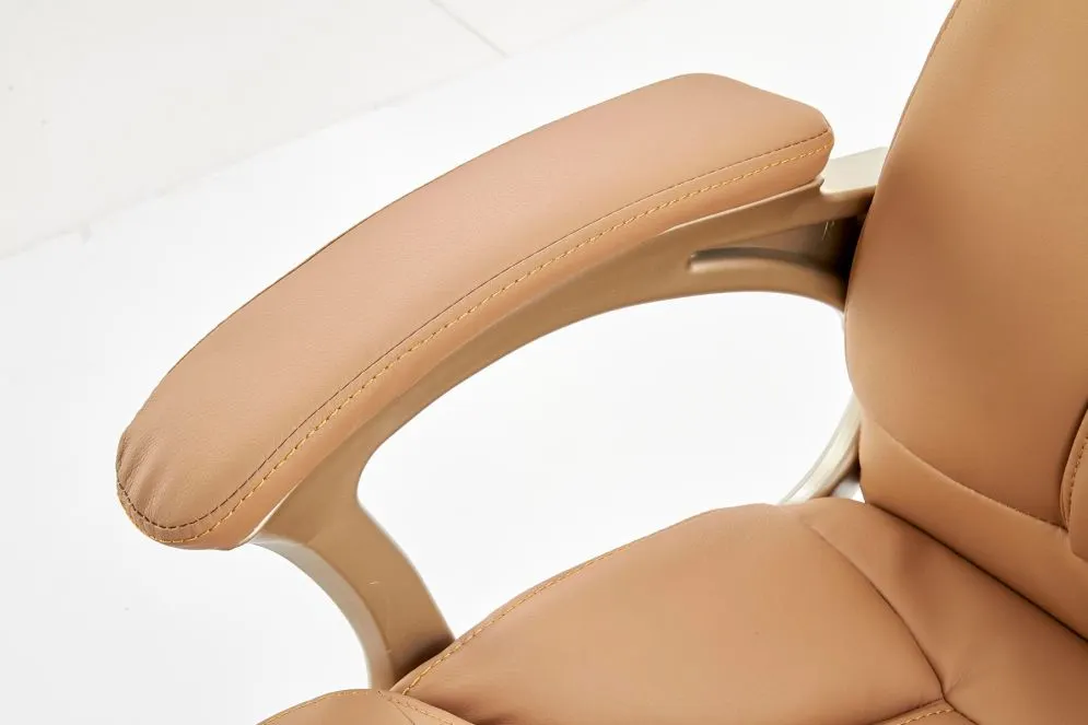 Fotel biurowy DESMOND beżowy z kauczokowymi kółkami | MIRAT. w stylu  kolekcja