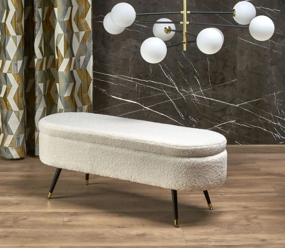 Ławka AVEIRO do sypialni z pojemnikiem I sklep meblowy MIRAT.