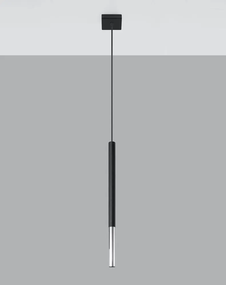 Lampa wisząca MOZAICA 1 czarny/chrom | sklep MIRAT  kolekcja mozaica