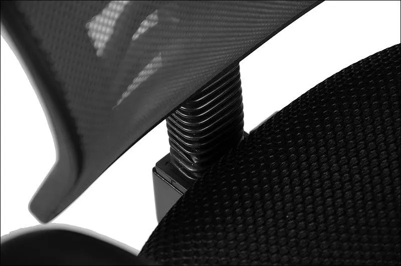 Fotel biurowy HG-0001H czarny ergonomiczny do biura | MIRAT.