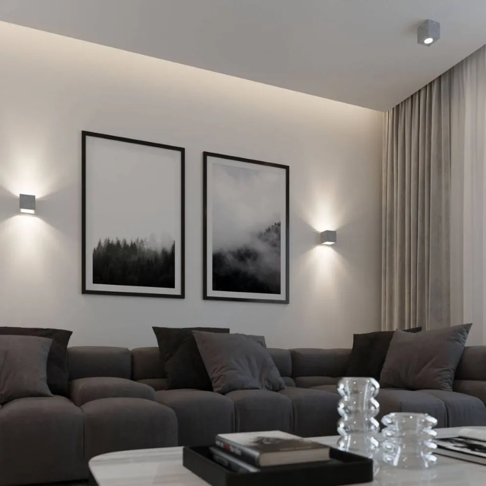 Plafon QUAD beton | sklep MIRAT  kolekcja quad