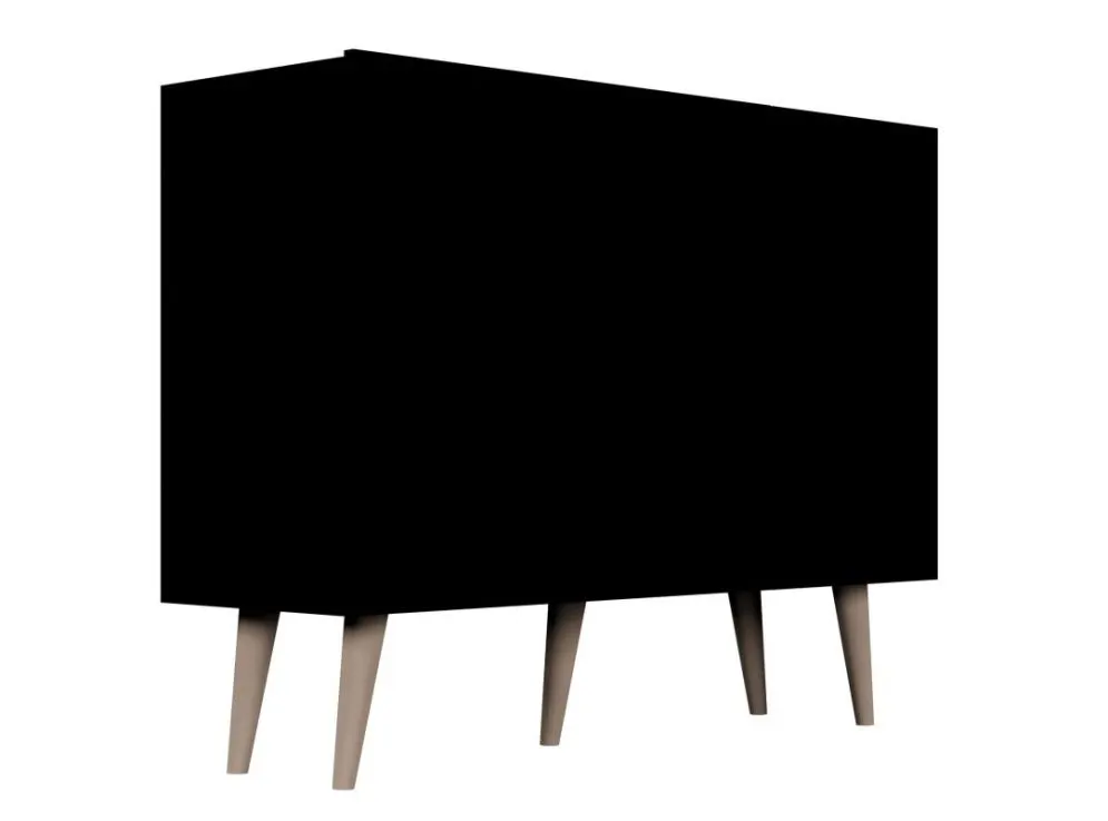 Komoda TORONTO czarna I sklep meblowy MIRAT. styl SKANDYNAWSKI kolekcja TORONTO