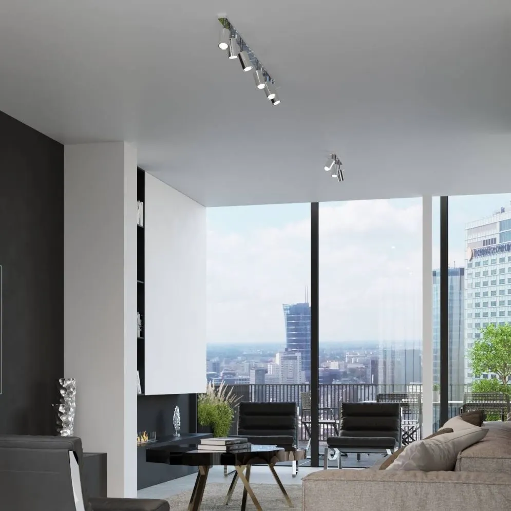 Plafon RING 4L chrom | sklep MIRAT  kolekcja ring