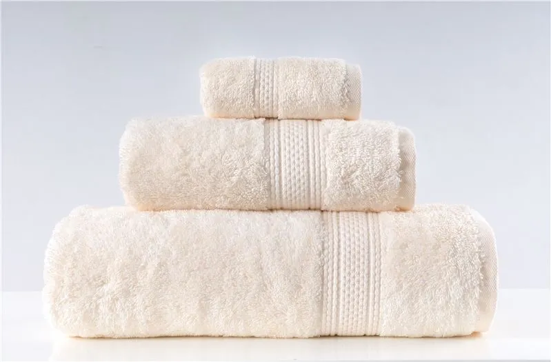 Ręcznik z bawełny egipskiej Greno 50x90 kremowy MIRAT.