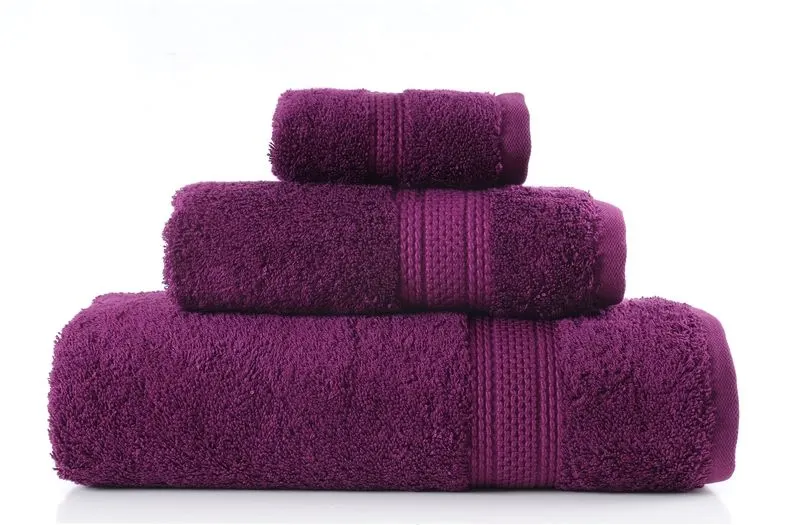 Ręcznik z bawełny egipskiej Greno 30x50 fioletowy MIRAT.