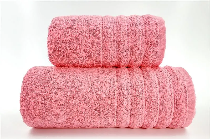 Ręcznik kąpielowy Greno Alexa 70x130 koralowy MIRAT.