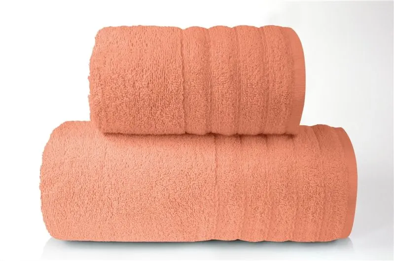 Ręcznik kąpielowy Greno Alexa 70x130 morelowy MIRAT.