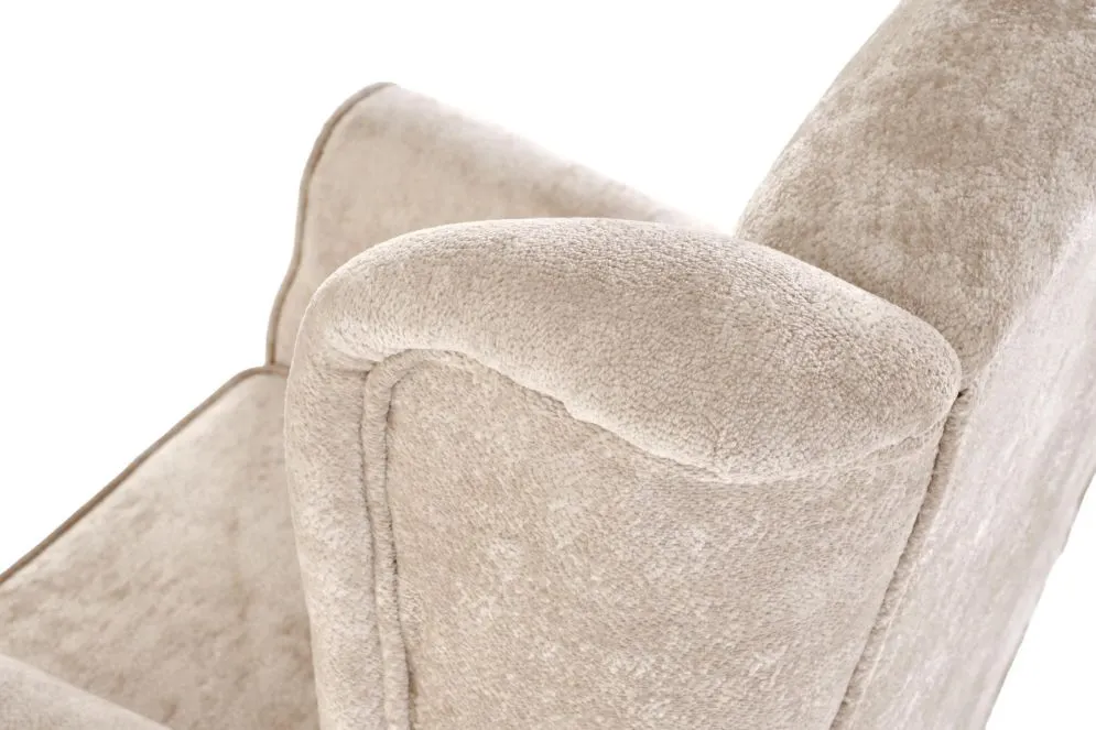 Fotel uszak HERMES beżowy do salonu I sklep meblowy MIRAT.