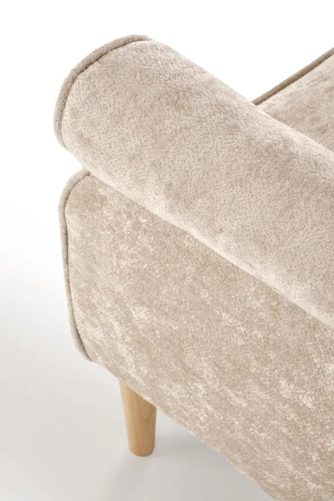 Fotel uszak HERMES beżowy do salonu I sklep meblowy MIRAT.